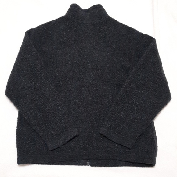 Old Navy nubby fleece zip up jacket - Picture 2 of 3